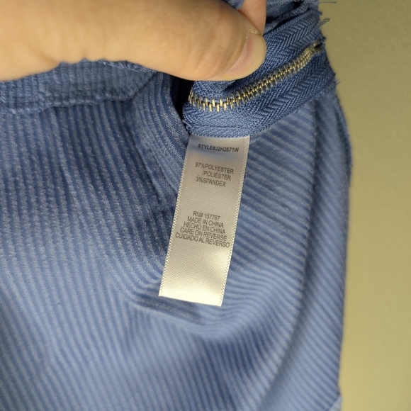 Jolie Blue Skater Mini Skirt with Pleats - Picture 5 of 5